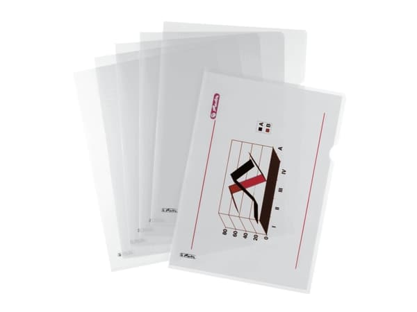 Herlitz 50009077, A4, polypropylen (PP), transparent, 10 st