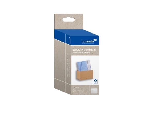 Legamaster WOODEN tillbehörsbox för glastavla magnetisk, Trä, FSC Mix, 150 mm, 71 mm, 90 mm, 180 g