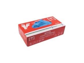 Engangshandske Prime Source PLUS str. M uden pudder Nitril AQL 1.5 blå - (10 pakker x 100 stk.)