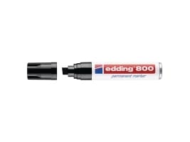 edding 800 - Markør - permanent - for glass, metall, plast - svart - 4-12 mm