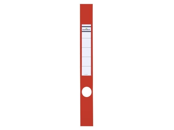 Durable Ordofix, Punainen, Suorakulmio, 40 mm, 390 mm, 10 kpl