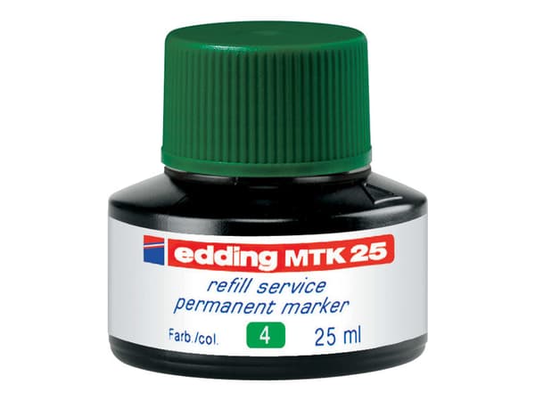 edding MTK 25 - Blekk - permanent - grønn - 25 ml