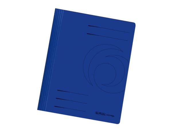 Herlitz 11036969, Manilamappe, A4, Fotoark kartong, Blå, 1 stykker