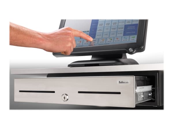 Safescan HD-4646S - Cash Drawer - svart, silver