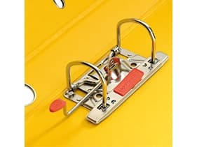 Herlitz 10834778, Polypropylen (PP), Gul, A4, 5 cm, 1 styck