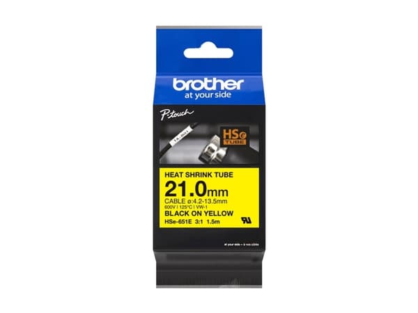 Brother HSE651E, Musta, Keltainen, Brother, 2,1 cm, 1,5 m, 1 kpl
