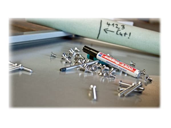 edding 3300 - Markering - permanent - svart - 1-5 mm