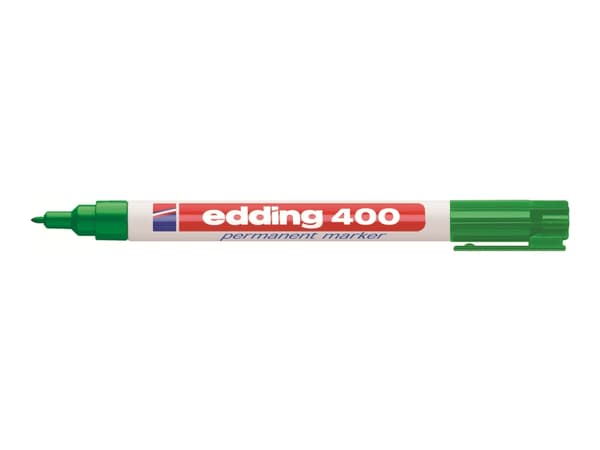 edding 400 - Markør - permanent - grønn - 1 mm
