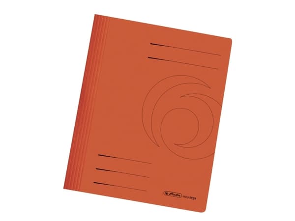 Herlitz 11037009, Manila-mapp, A4, Kartong, Orange, 1 styck