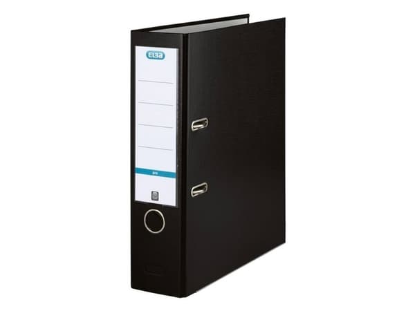 Elba Rado Top, D-ring, Förvaring, papper, Plast, Svart, 8 cm, 290 mm
