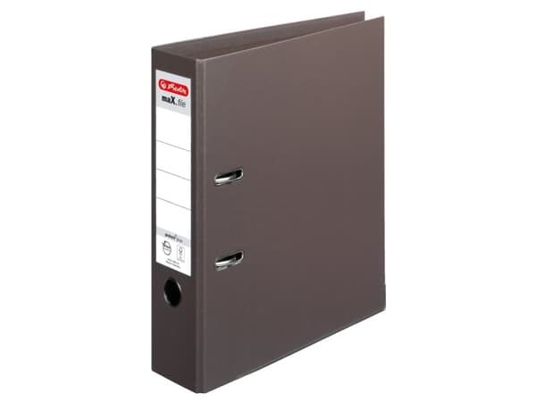 Herlitz maX.file, A4, Oppbevaring, Polypropylen (PP), Brun, Jekk, 1 stykker