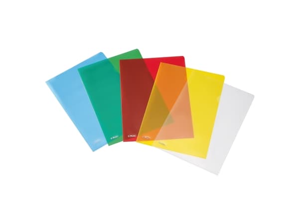 Herlitz 50009084, A4, Polypropylen (PP), Blandade färger, Liggande / Stående, 10 styck