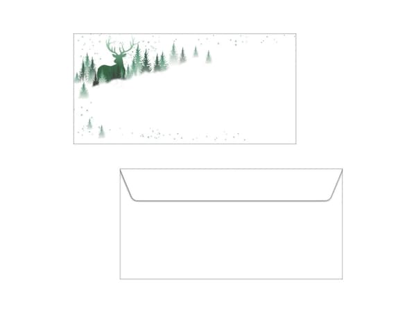 Sigel DU284, DL (110 x 220 mm), Vihreä, Valkoinen, Paperi, 90 g/m², Saksa, 25 kpl