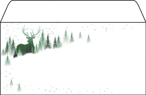 Sigel DU284, DL (110 x 220 mm), Vihreä, Valkoinen, Paperi, 90 g/m², Saksa, 25 kpl