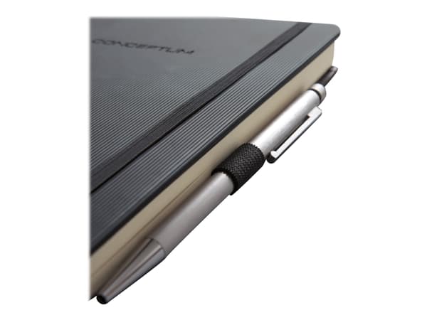 Sigel Conceptum Classic - Notisbok - eskebundet - 148 x 213 mm - 194 sider - gemsepapir - linjert - svart perm
