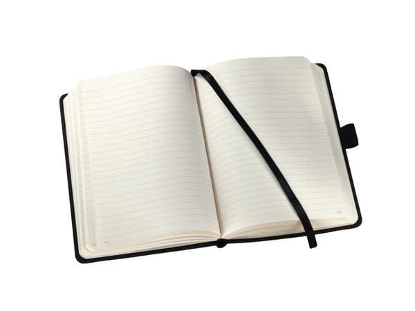Sigel Conceptum Classic - Notisbok - eskebundet - 148 x 213 mm - 194 sider - gemsepapir - linjert - svart perm