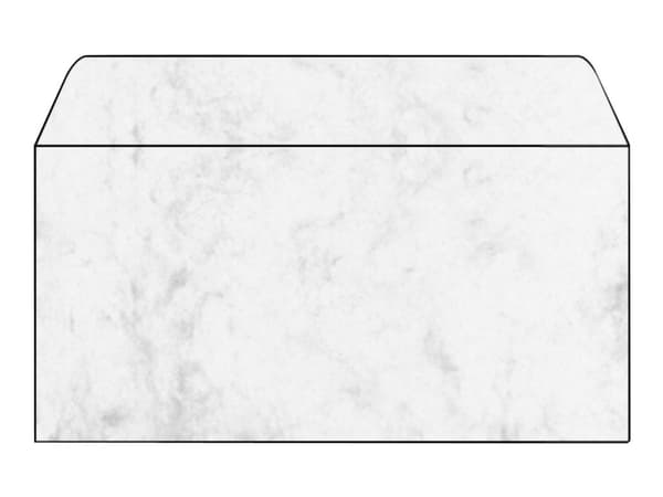 Sigel DP073, DL (110 x 220 mm), Harmaa, Paperi, 90 g/m², 50 kpl