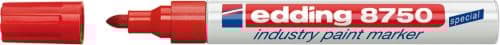 edding 8750 industry paint - Markør - permanent - rød - fargeblekk - 2-4 mm