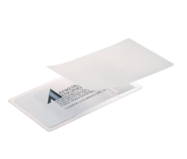 Sigel - Visittkortlomme - for 85 x 55 mm - blank (en pakke 100)