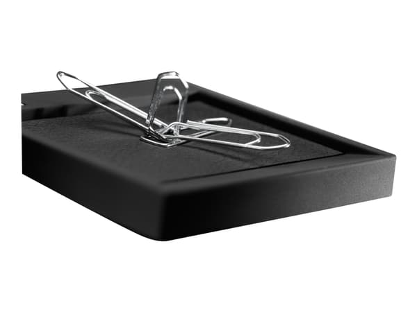 cintano: S - Clipsdispenser - plast, kunstlær - svart, safir