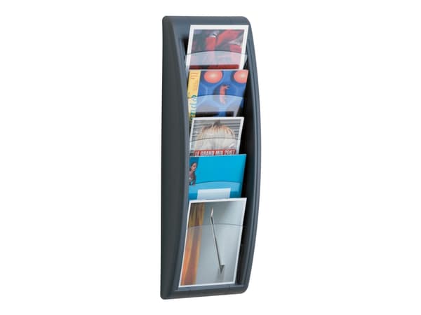 PAPERFLOW esitteenpidike QUICK BLICK 4063.11 5 lokeroa antrasiitti ( 4063.11 )