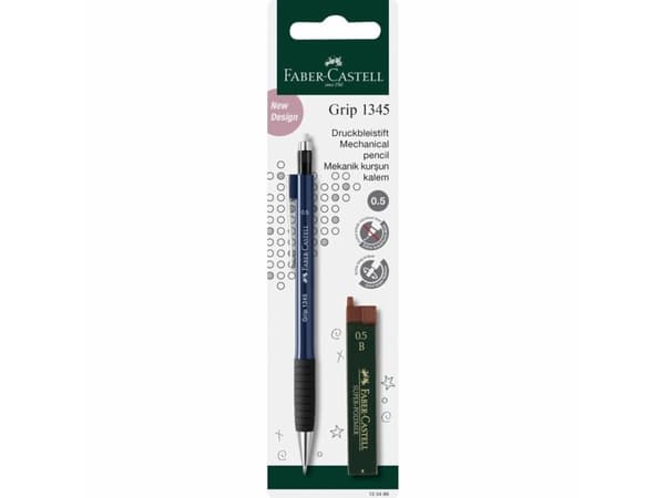 Faber-Castell GRIP 1335 - Stiftpenna - B - 0.5 mm - indragbar