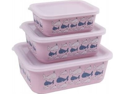 Stoneline Stoneline | Awave Set of storage box | 21940 | Storage box | 3 pc(s) | Dishwasher proof | Rose