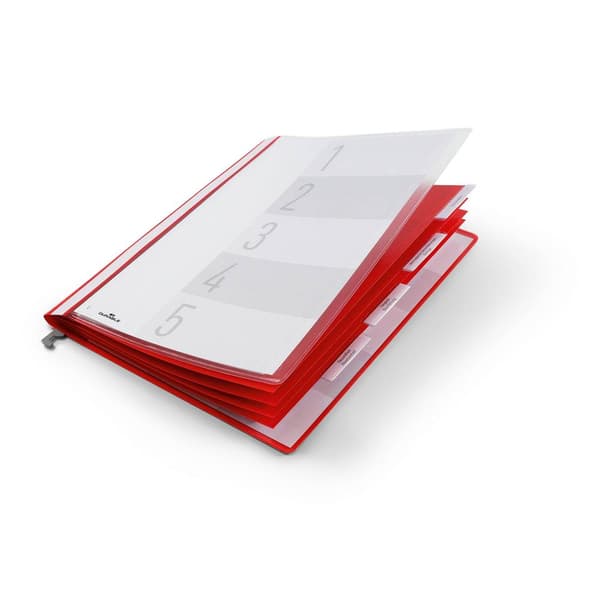 Durable Personalmapp 255403 255403 Antal indelningar:5 Röd 1 st