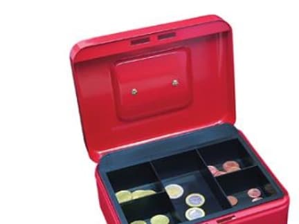 Wedo Cash box size 2, Punainen, 5,08 cm (2"), 200 x 160 x 90 mm
