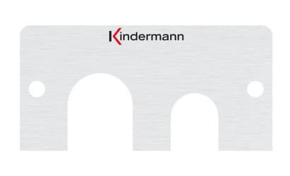 Kindermann 7444000444, Gjuten aluminium, Gjuten aluminium, Vanlig, Kindermann, 50 mm, 1 styck