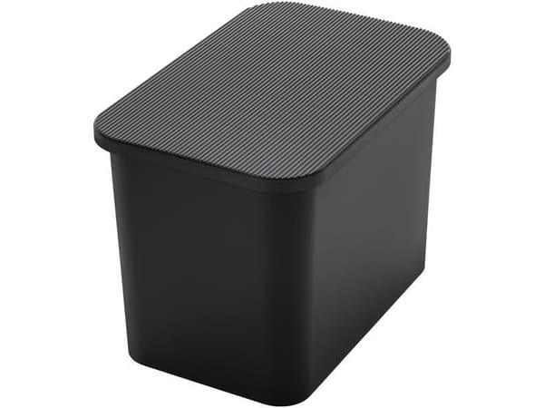 SmartStore Collect med plastlokk, 76 L, sort