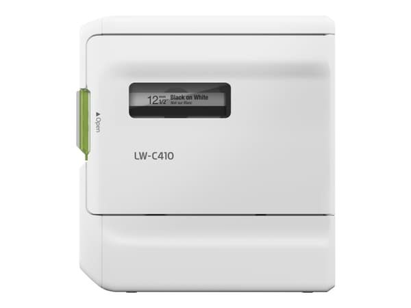 Epson LabelWorks LW-C410 - Etikettskriver - termotransfer - Rull (1,8 cm) - 180 dpi - inntil 9 mm/sek - Bluetooth - kutter - hvit