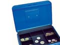 Miniatyrbild 1 av 2: Wedo Cash box size 2, Blå, 5,08 cm (2"), 200 x 160 x 90 mm