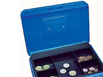 Wedo Cash box size 2, Blå, 5,08 cm (2"), 200 x 160 x 90 mm