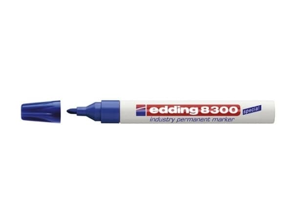 edding 8300 industry - Markering - permanent - blå - 1.5-3 mm