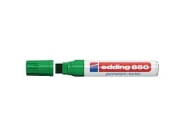 edding 850 - Markør - permanent - for glass, metall, plast - grønn - 5-16 mm