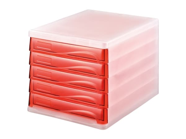Helit H6129650 - 4 skuff(er) - Plast - Grønn - Hvit - 1 stk(er) - 262 mm - 330 mm ( H6129650 )