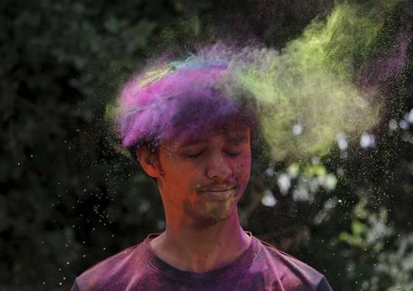 Holi Cow Färgat pulver Holi- 6x100 g
