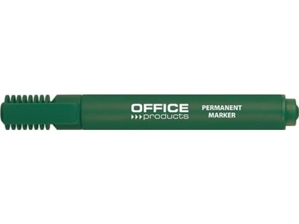 Office Products Marker permanentny ścięty, 1-5mm (linia), zielony