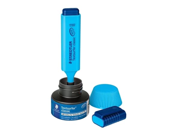 STAEDTLER Textsurfer classic 488 64 - Påfyllingsstasjon - blå - 30 ml