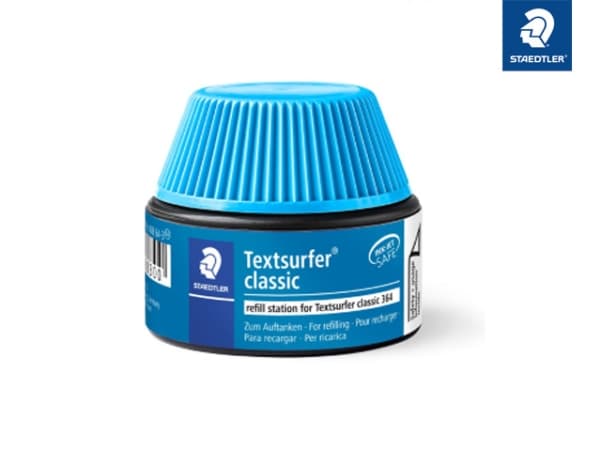 STAEDTLER Textsurfer classic 488 64 - Påfyllingsstasjon - blå - 30 ml