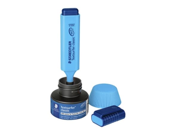 STAEDTLER Textsurfer classic 488 64 - Påfyllingsstasjon - blå - 30 ml