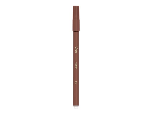 BIC KiDS Visa - Fiberspetspenna - icke-permanent - blandfärger - vattenbaserat bläck - 0.9 mm - fin (paket om 18)