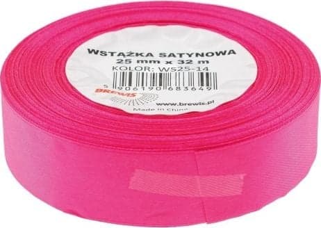 BREWIS BREWIS satengbånd 25mm/32mm farge 14 fluo rosa Brewis