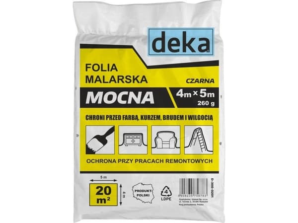 EPM-målningsfolie STRONG BLACK 4 * 5M 300G