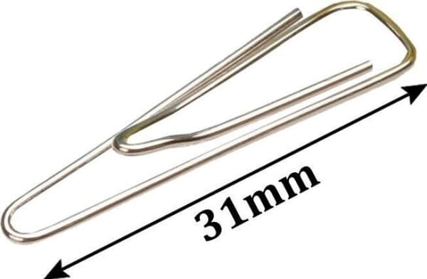 Keskikolmio klipsit 31mm CENTRUM 80766 100kpl 100kpl