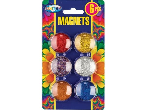 Centrum Magnesy 30mm CENTRUM GLITTER 88804 6szt