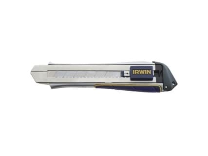 IRWIN 10504553 ProTouch Screw Snap-Off Knife (25-Millimetre), Metal, 25 mm Blade