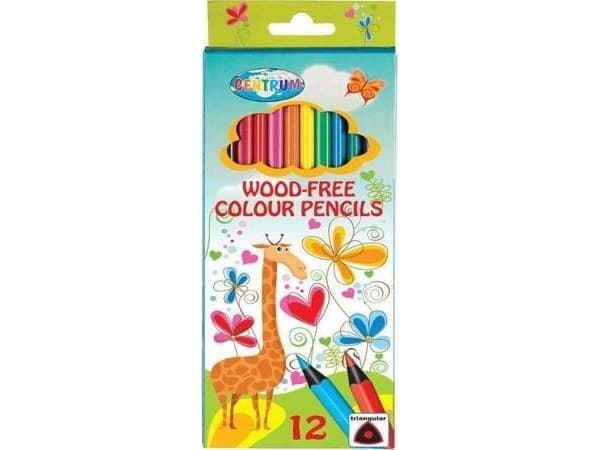 Centrum Trekantet blyantstift CENTRUM GIRAFFE 86141 mix*12