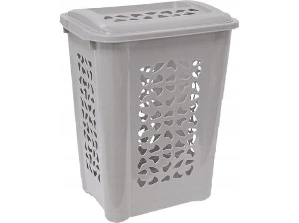 keeeper tvättlåda "per", med lock, 60 liter, nordic-grey Kompakt tvättlåda, 60 liter kapacitet, två - 1 st (1070113000000)